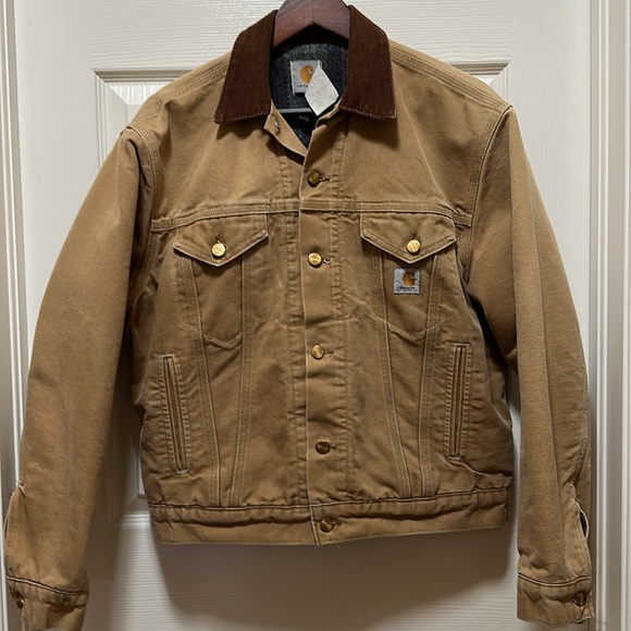 Carhartt Wool Lined Detroit Trucker Vintage Jacket - Picture 2 of 16